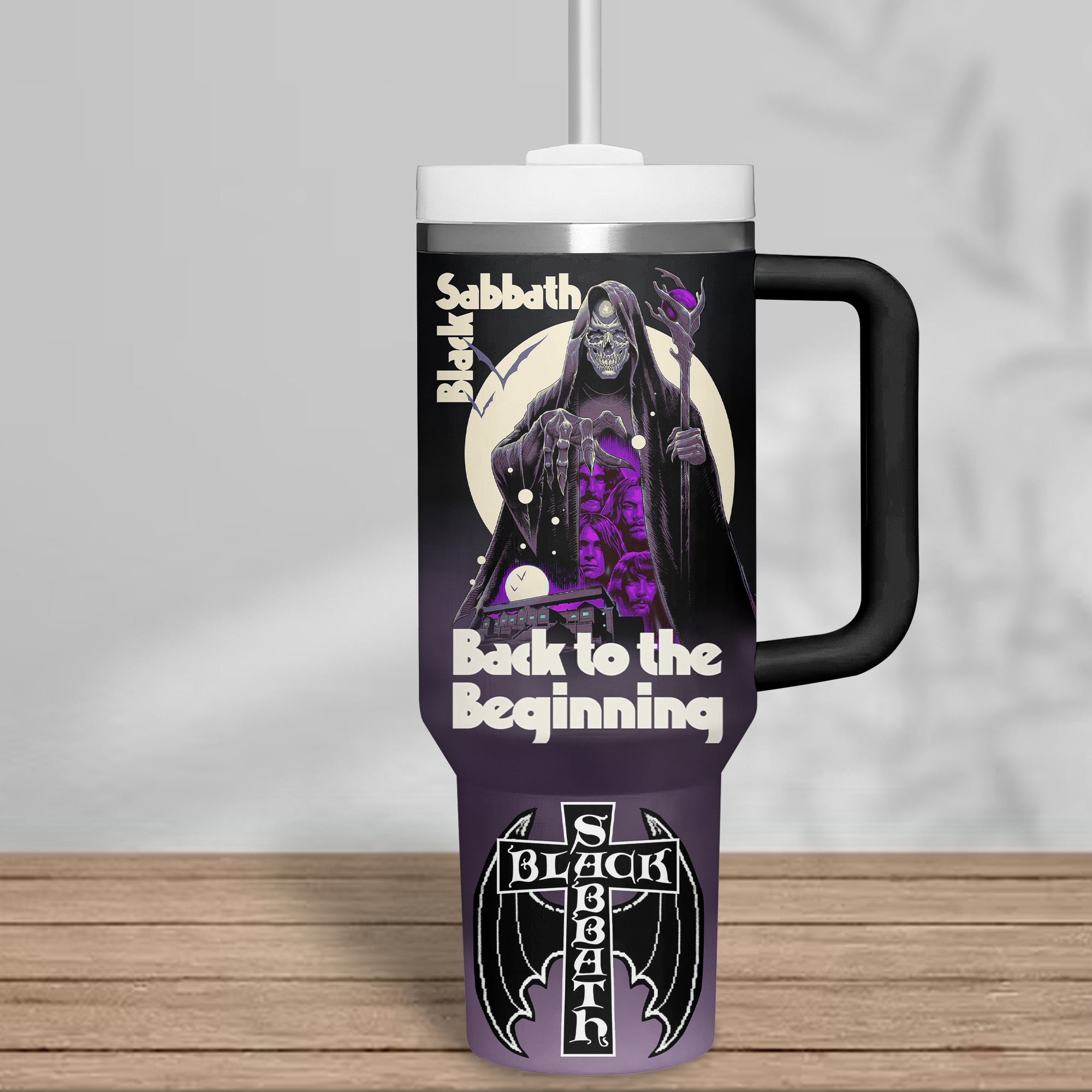 Black Sabbath 2025 Tour Gift For Fans 40oz Stanley Tumbler Black Sabbath 2025 Tour Gift For Fans 40oz Stanley Tumbler