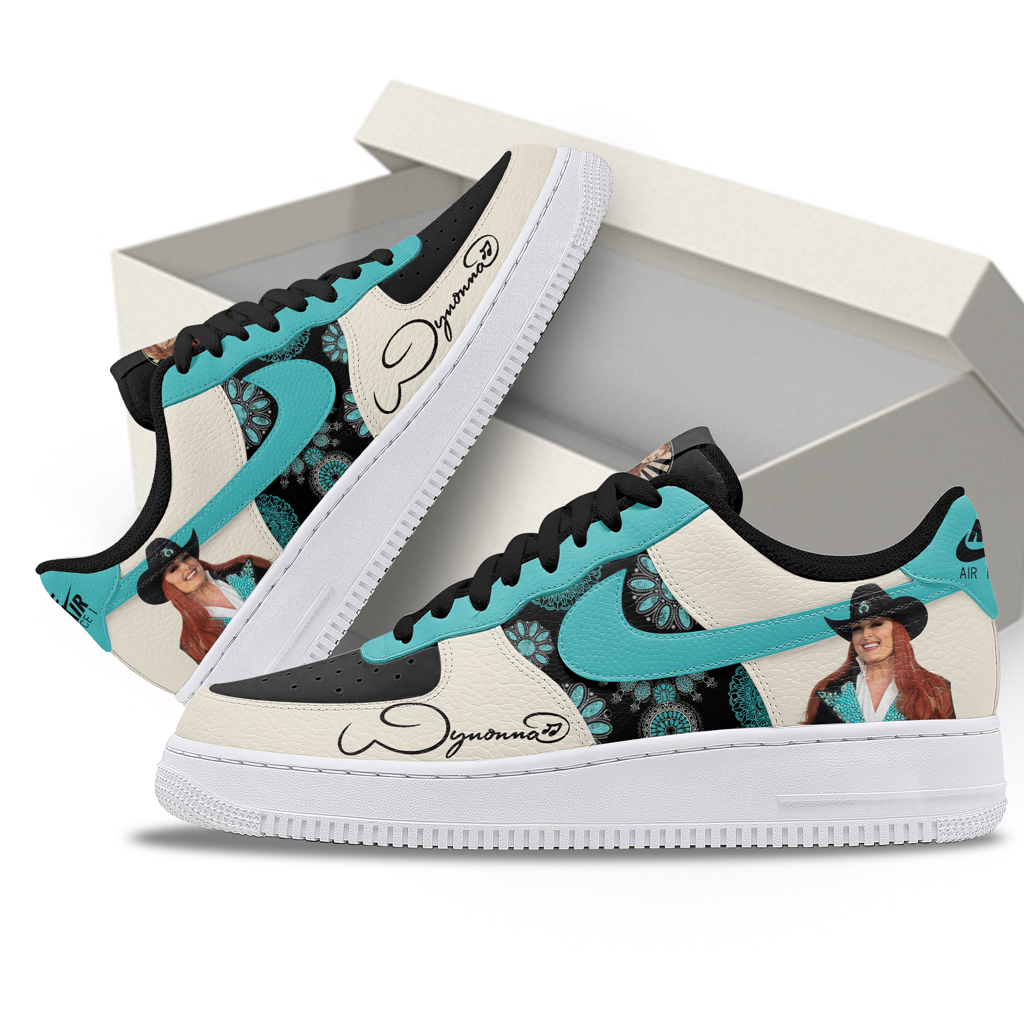 Wynonna Judd The Greatest Hits Tour 2025 Air Force 1 Sneakers Wynonna Judd The Greatest Hits Tour 2025 Air Force 1 Sneakers