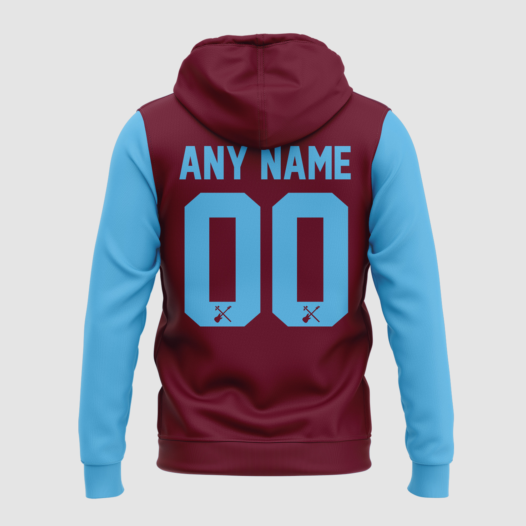 Iron Maiden x West Ham United 2025 Custom Name Hoodie Set Iron Maiden x West Ham United 2025 Custom Name Hoodie Set