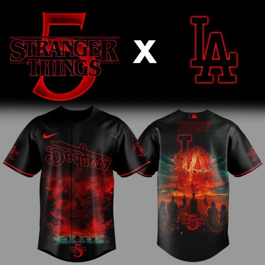 Los Angeles Dodgers x Stranger Things 5 Special Edition Jersey