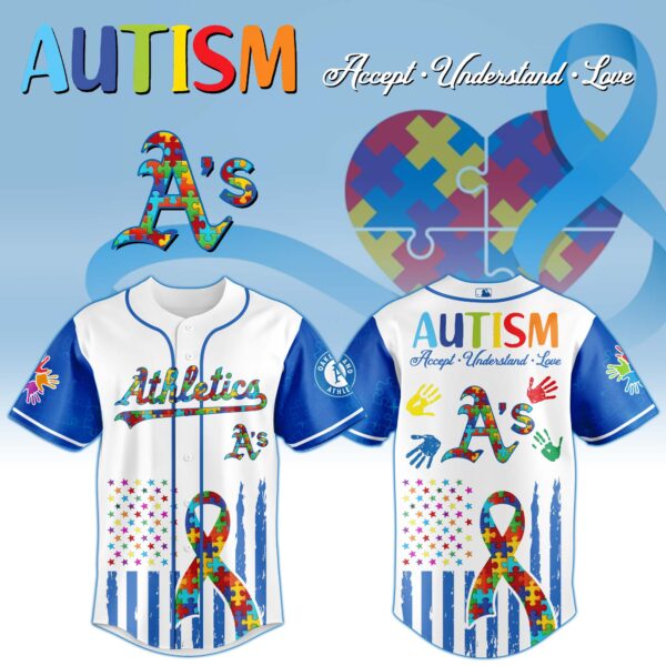 Oakland Athletics × Special Autism Awareness Month Limited Edition Jersey Oakland Athletics × Special Autism Awareness Month Limited Edition Jersey