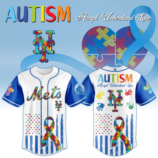 New York Mets × Special Autism Awareness Month Limited Edition Jersey New York Mets × Special Autism Awareness Month Limited Edition Jersey