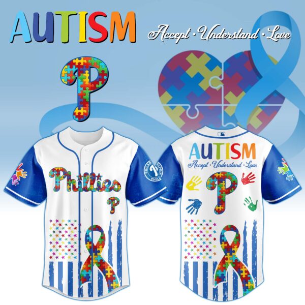 Philadelphia Phillies × Special Autism Awareness Month Limited Edition Jersey Philadelphia Phillies × Special Autism Awareness Month Limited Edition Jersey