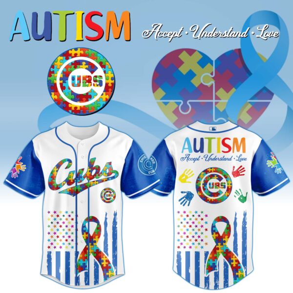 Chicago Cubs × Special Autism Awareness Month Limited Edition Jersey Chicago Cubs × Special Autism Awareness Month Limited Edition Jersey