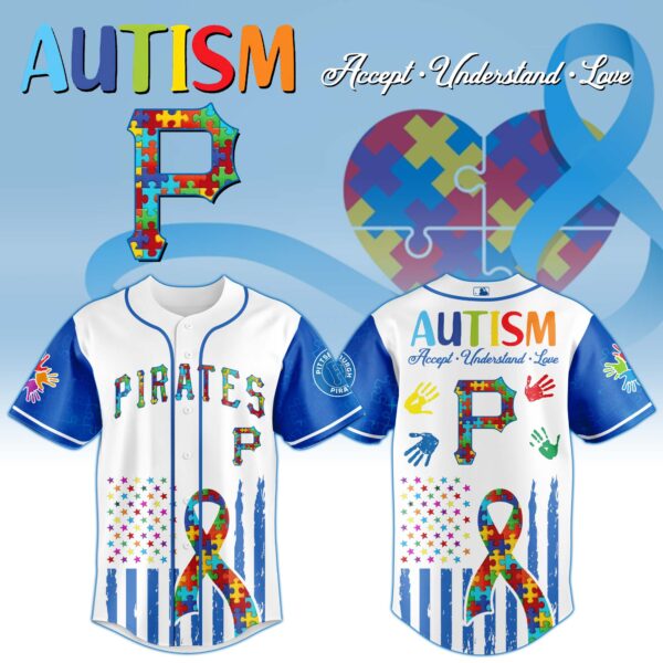 Pittsburgh Pirates × Special Autism Awareness Month Limited Edition Jersey Pittsburgh Pirates × Special Autism Awareness Month Limited Edition Jersey