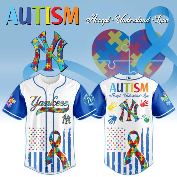 New York Yankees × Special Autism Awareness Month Limited Edition Jersey New York Yankees × Special Autism Awareness Month Limited Edition Jersey