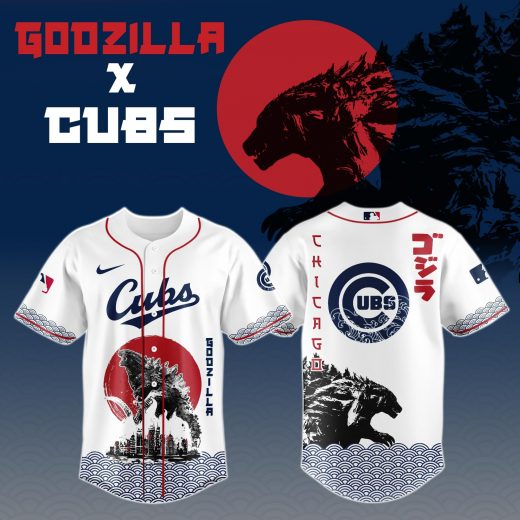 Chicago Cubs Special Godzilla Limited Edition Jersey
