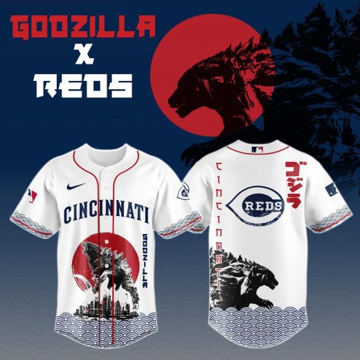 Cincinnati Reds Special Godzilla Limited Edition Jersey