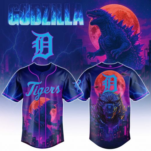 Detroit Tigers Special Godzilla Limited Edition Jersey