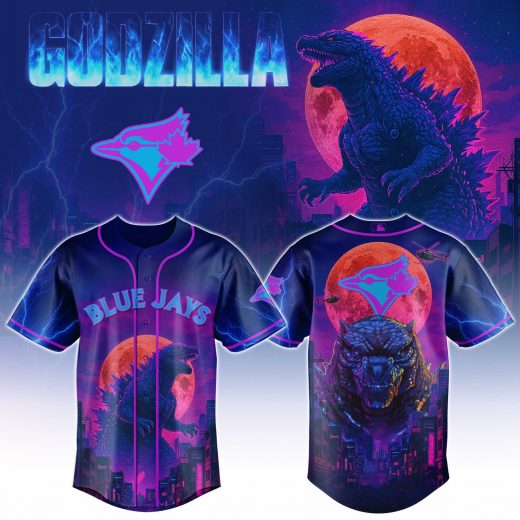 Toronto Blue Jays Special Godzilla Limited Edition Jersey