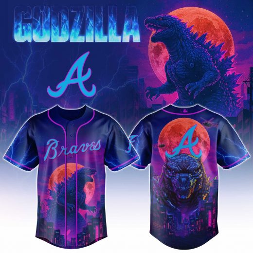 Atlanta Braves Special Godzilla Limited Edition Jersey
