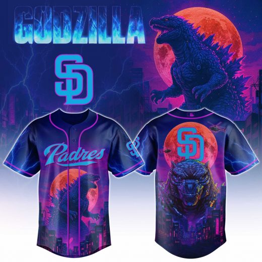 San Diego Padres Special Godzilla Limited Edition Jersey