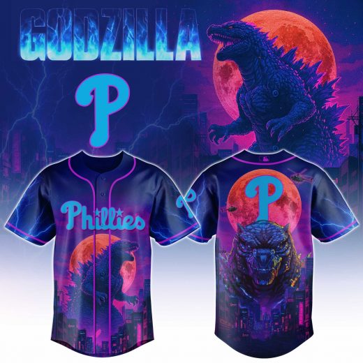 Philadelphia Phillies Special Godzilla Limited Edition Jersey