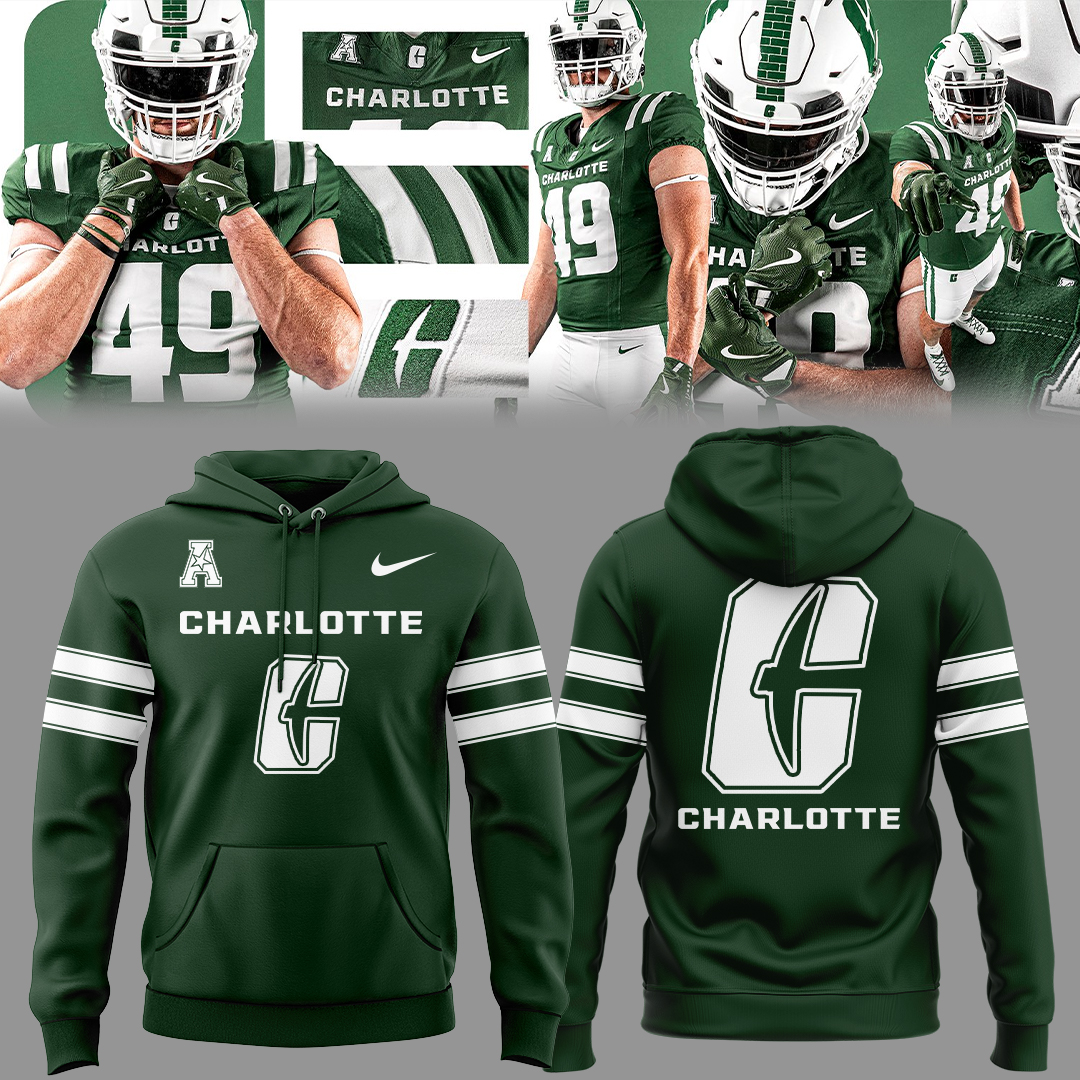 Charlotte 49ers Football New 2025 Limited Edition Hoodie Set Charlotte 49ers Football New 2025 Limited Edition Hoodie Set