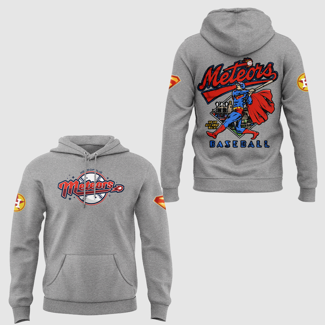 Houston Astros x Superman Metropolis Meteors Hoodie Set 2025 Houston Astros x Superman Metropolis Meteors Hoodie Set 2025