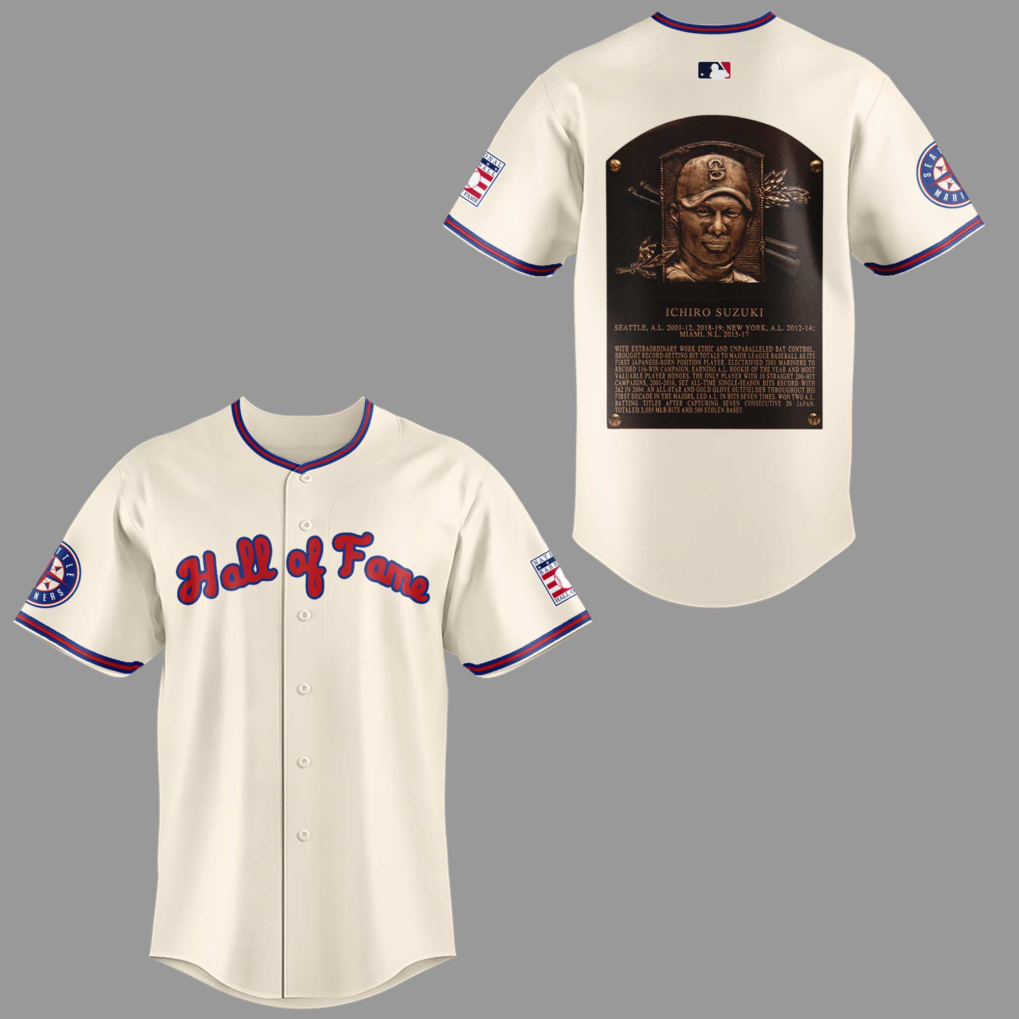 Seattle Mariners ICHIRO Hall Of Fame 2025 Limited Jersey Seattle Mariners ICHIRO Hall Of Fame 2025 Limited Jersey