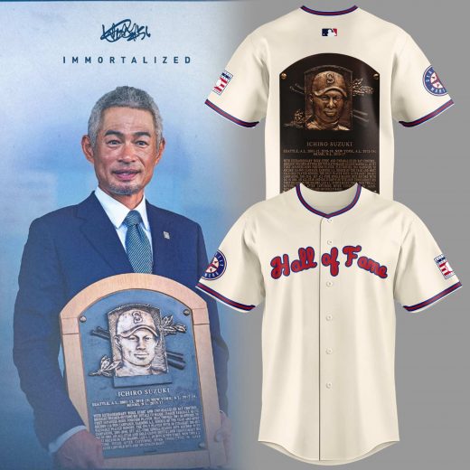 Seattle Mariners ICHIRO Hall Of Fame 2025 Limited Jersey