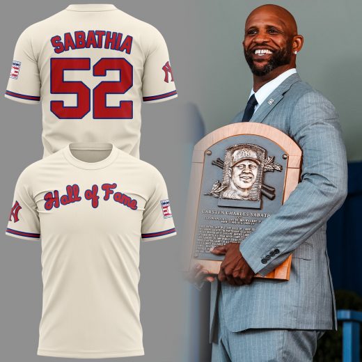 New York Yankees CC Sabathia x Hall Of Fame 2025 Shirt