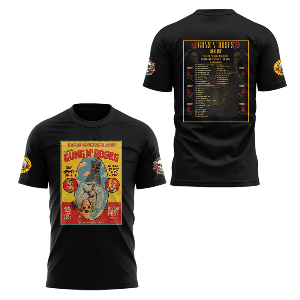 Guns N' Roses New 2025 Special Tee Guns N' Roses New 2025 Special Tee