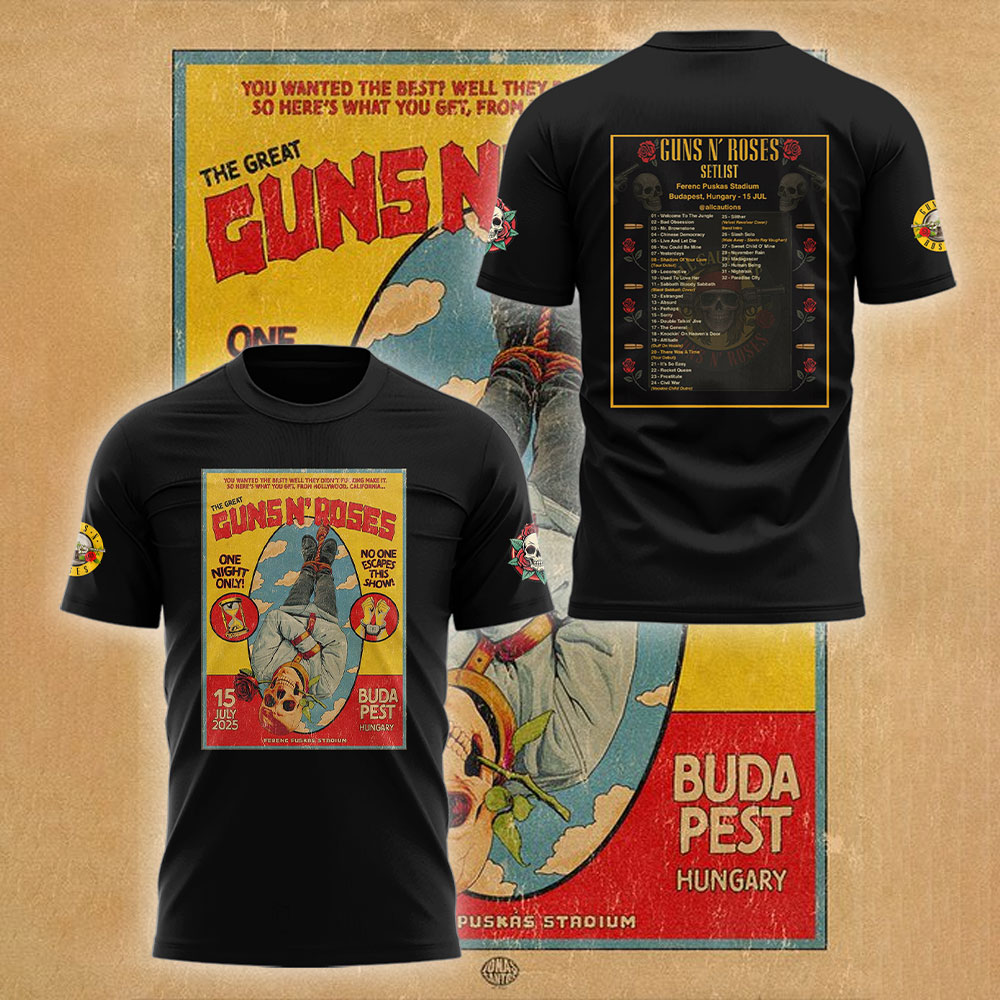Guns N' Roses New 2025 Special Tee Guns N' Roses New 2025 Special Tee