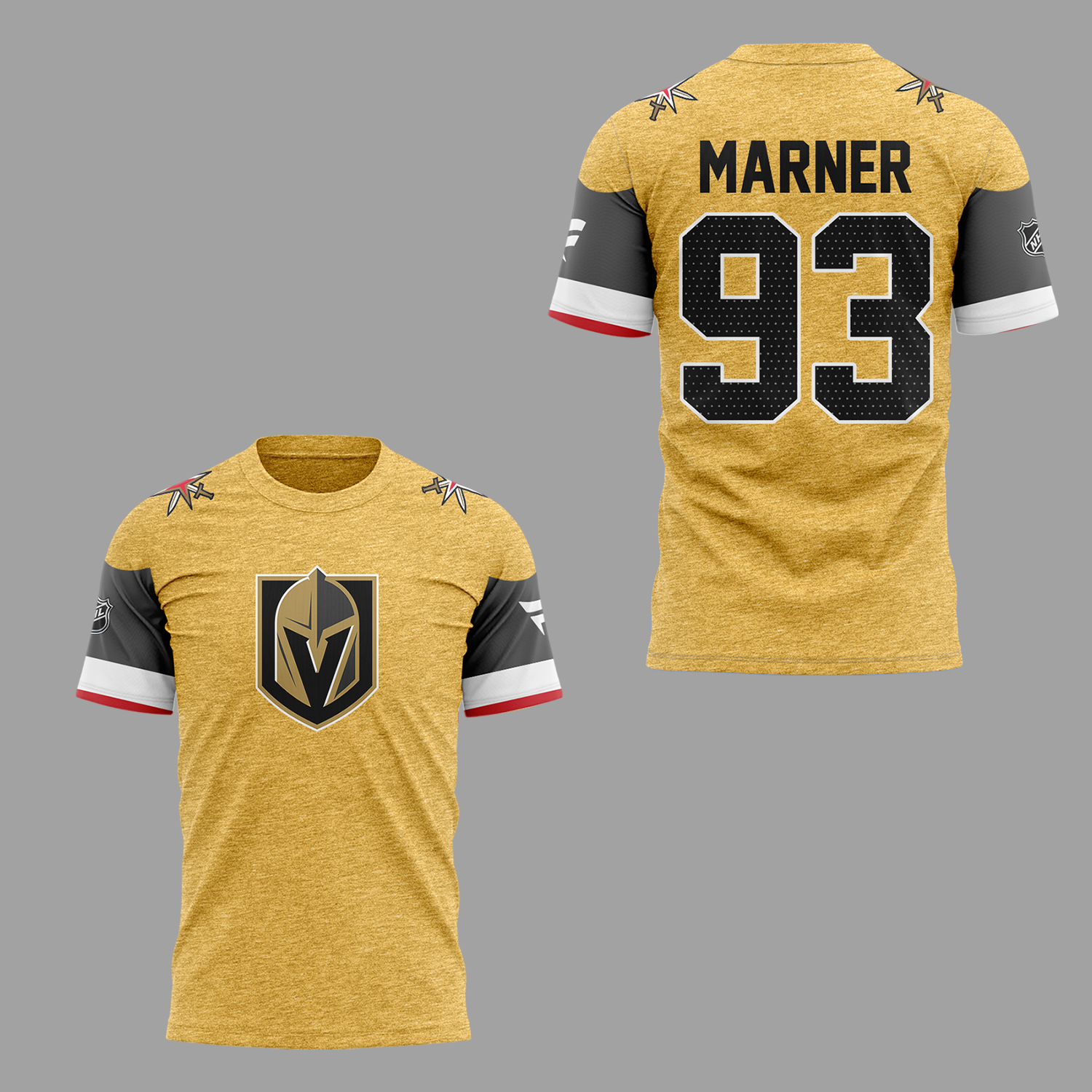 Vegas Golden Knight Mitch Marner Home Breakaway Shirt 2025 Vegas Golden Knight Mitch Marner Home Breakaway Shirt 2025
