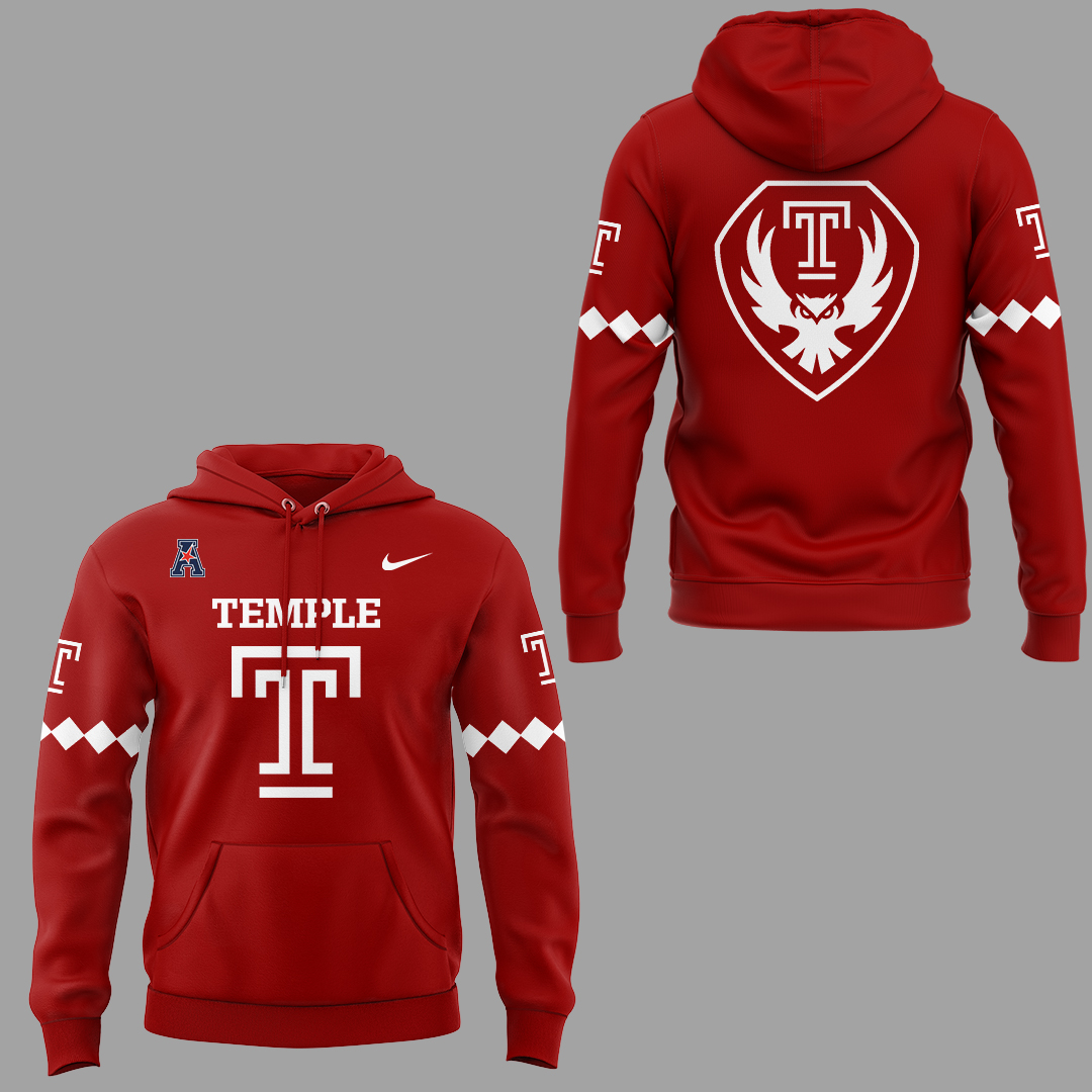 Temple Owls Football New 2025 Limited Edition Hoodie Set Temple Owls Football New 2025 Limited Edition Hoodie Set