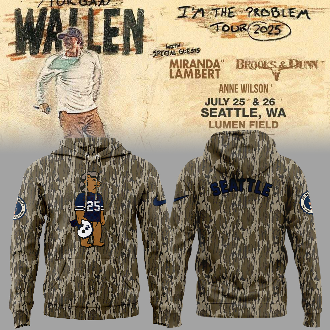 Limited Edition Morgan Wallen Live in Seattle Hoodie Limited Edition Morgan Wallen Live in Seattle Hoodie