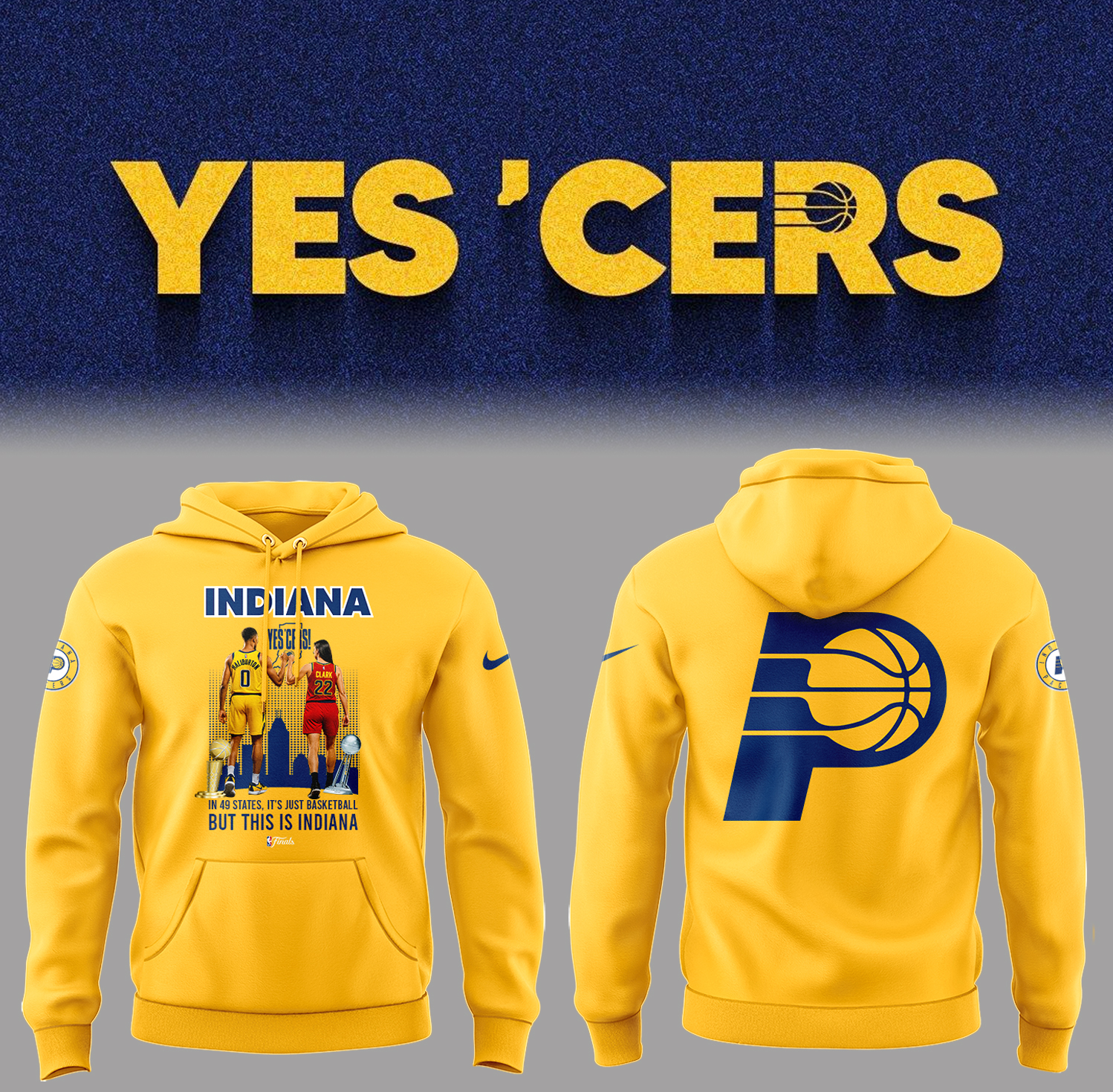 Indiana Pacers NBA Yes Cers, This is Indiana Hoodie Indiana Pacers NBA Yes Cers, This is Indiana Hoodie