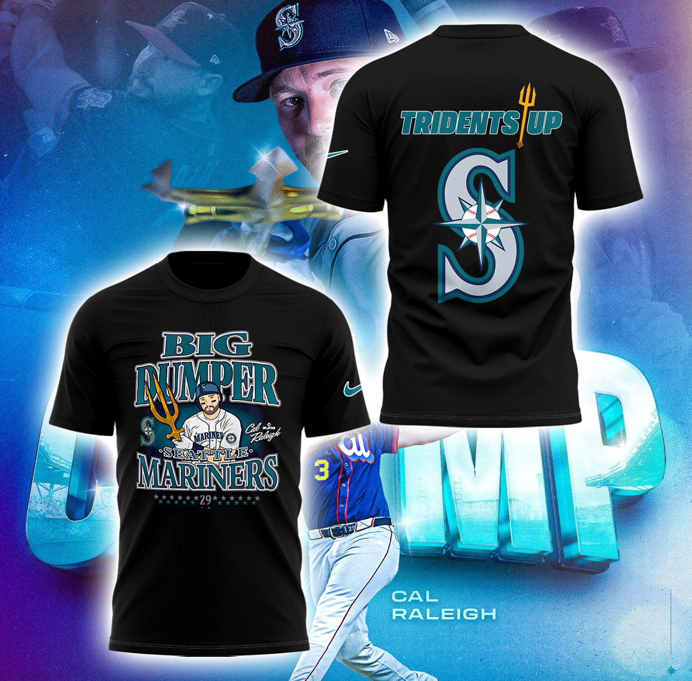 Seattle Mariners Cal Raleigh Big Dumber Win Home Run Derby Shirt Seattle Mariners Cal Raleigh Big Dumber Win Home Run Derby Shirt