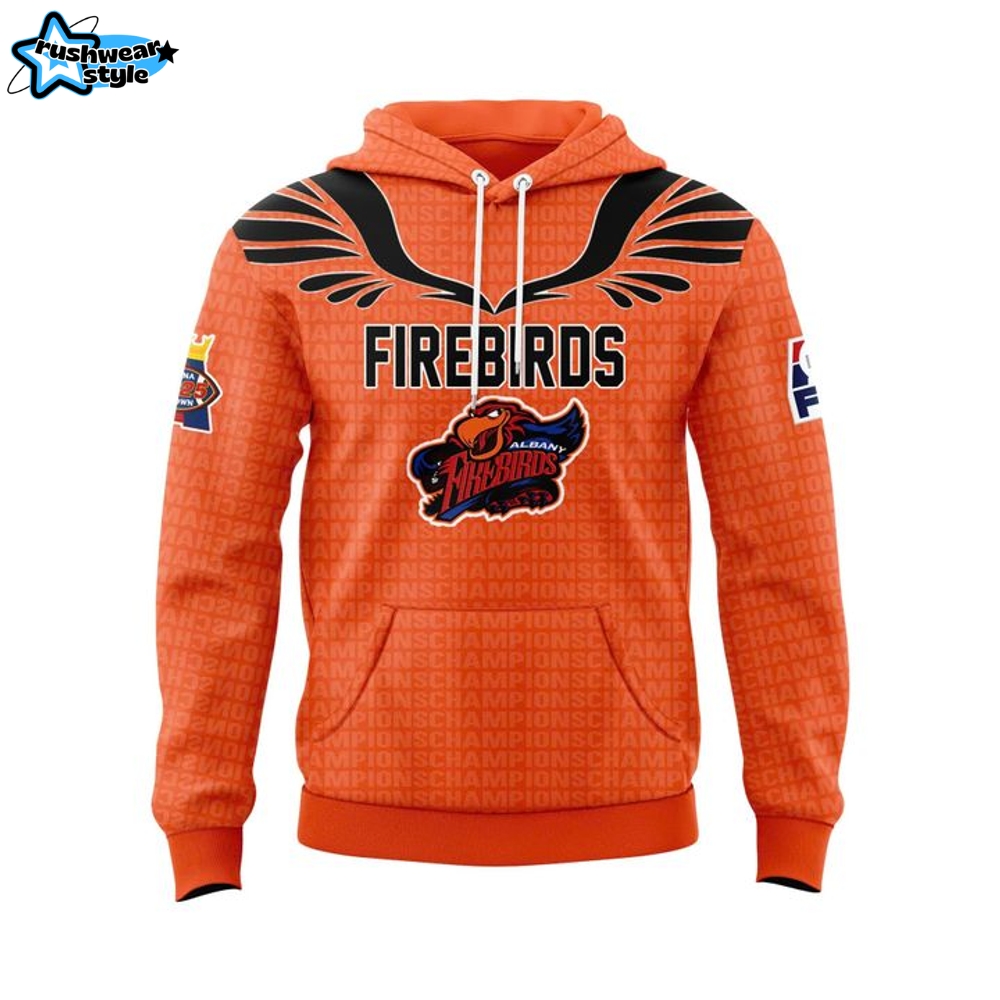 Albany Firebirds Arena Crown Champions 2025 Special Hoodie Set Albany Firebirds Arena Crown Champions 2025 Special Hoodie Set