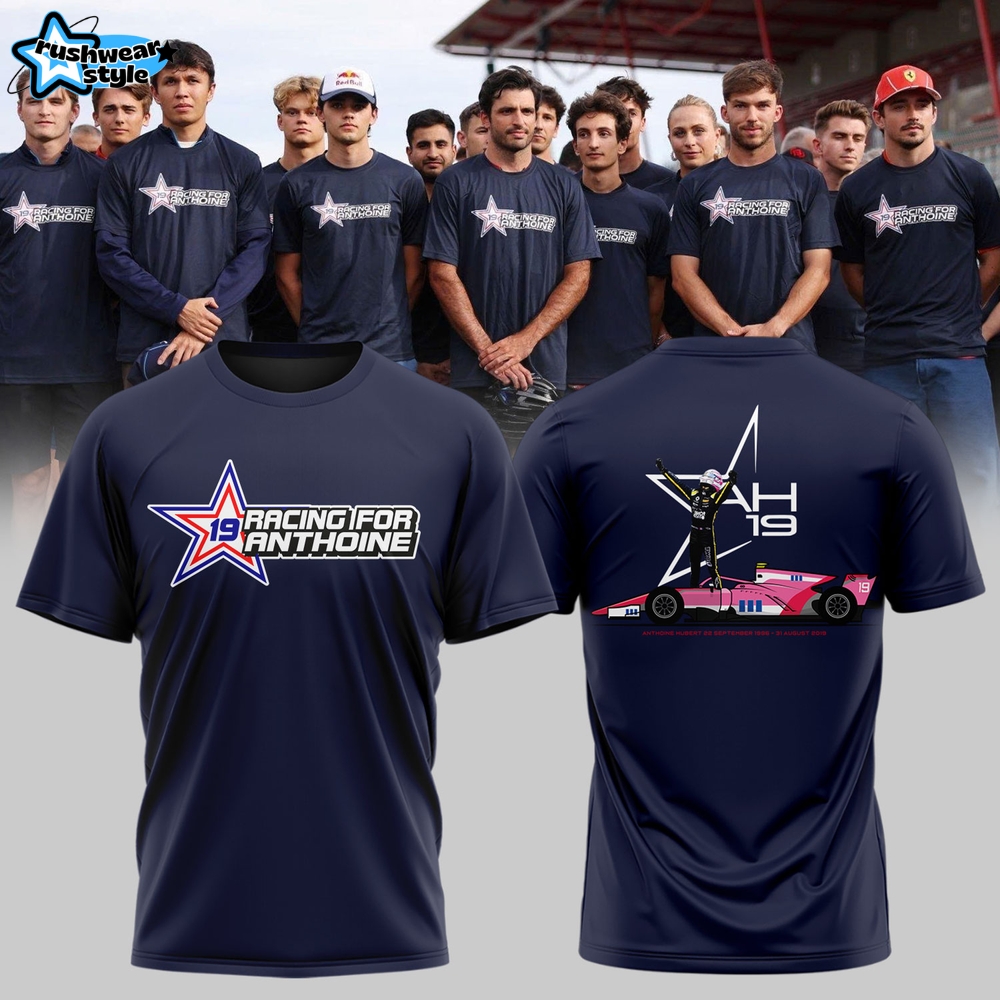 Anthoine Hubert "Racing for Anthoine" 2025 T-shirt Anthoine Hubert "Racing for Anthoine" 2025 T-shirt
