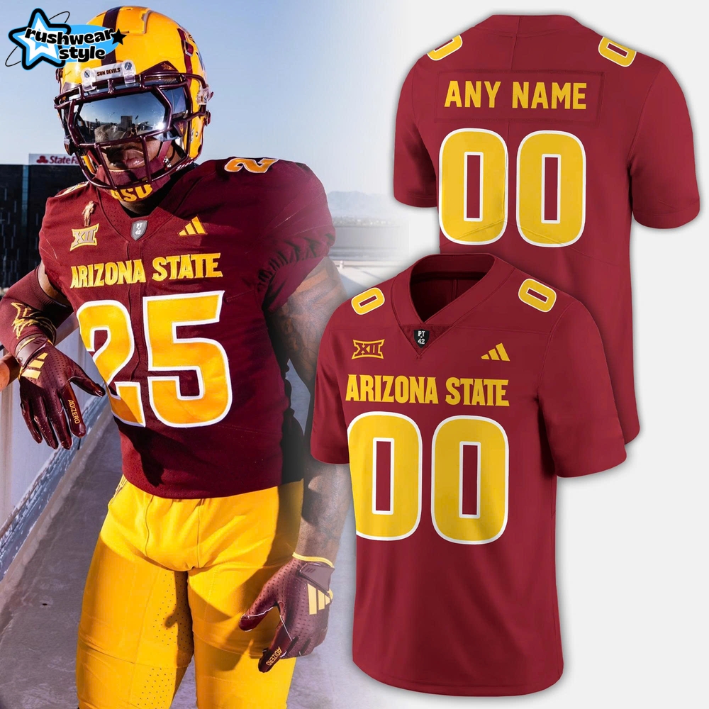 Arizona State Sun Devils 2025 Special Football Jersey - Red Arizona State Sun Devils 2025 Special Football Jersey - Red