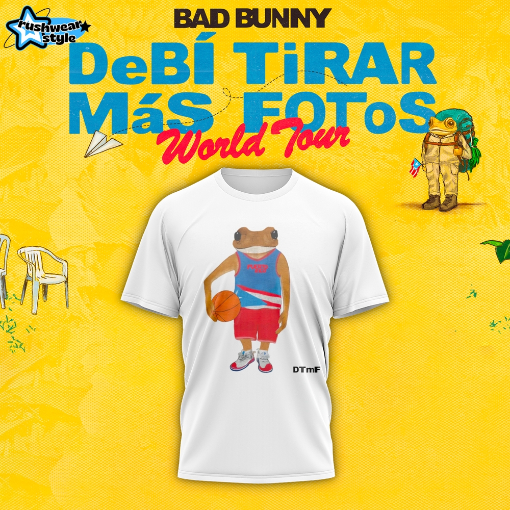 Bad Bunny DtMF World Tour 2025 Concho Basketball Tee Bad Bunny DtMF World Tour 2025 Concho Basketball Tee