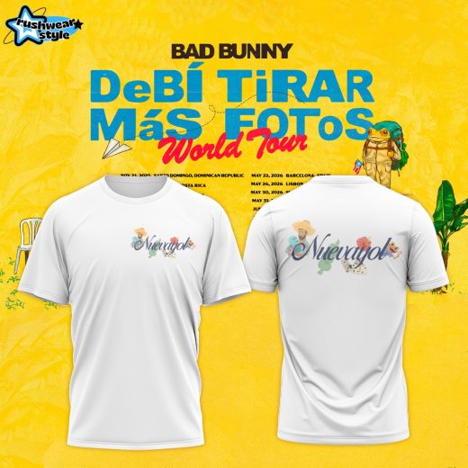 Bad Bunny DtMF World Tour 2025 Nuevayol White Tee