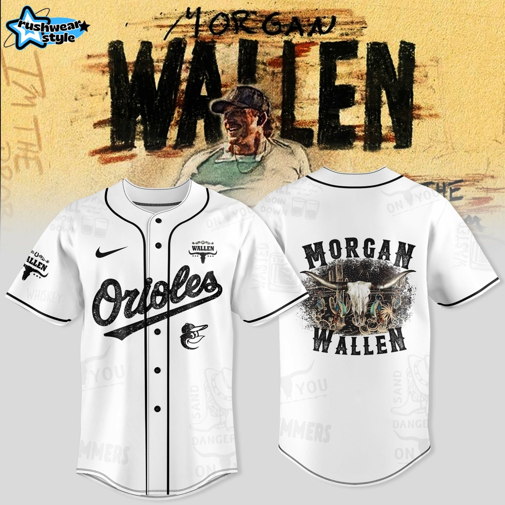 Baltimore Orioles x Wallen Morgan Tour 2025 Special Baseball Jersey Baltimore Orioles x Wallen Morgan Tour 2025 Special Baseball Jersey