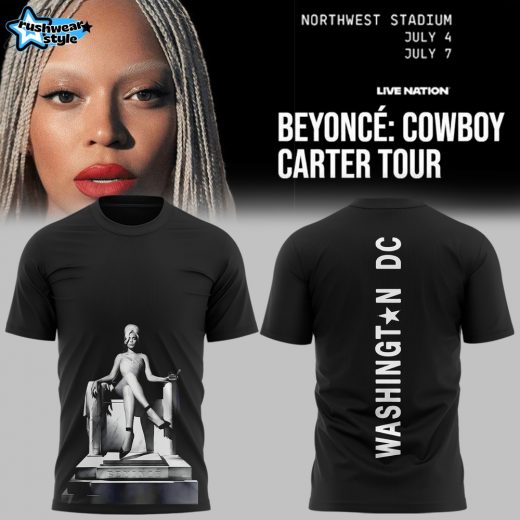 Beyonce Cowboys Carter Tour  x Washington DC Special Black Tee