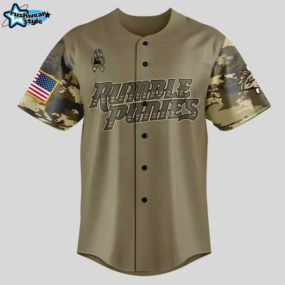 Binghamton Rumble Ponies Military Appreciation Night 2025 Baseball Jersey Binghamton Rumble Ponies Military Appreciation Night 2025 Baseball Jersey