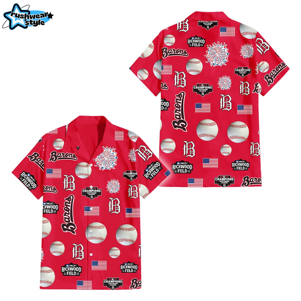 Birmingham Barons 2025 Limited Edition Hawaiian Shirt Birmingham Barons 2025 Limited Edition Hawaiian Shirt