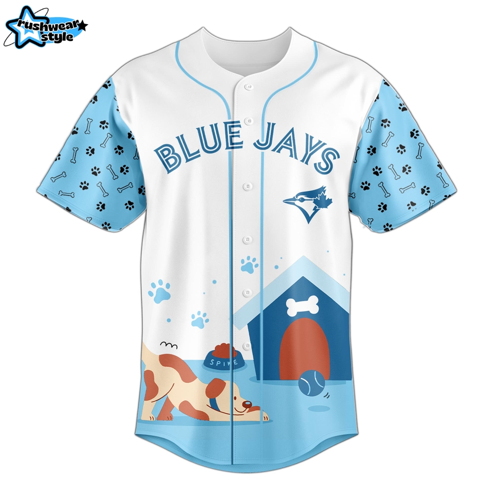 Blue Jays x International Dog Day Baseball Jersey Blue Jays x International Dog Day Baseball Jersey