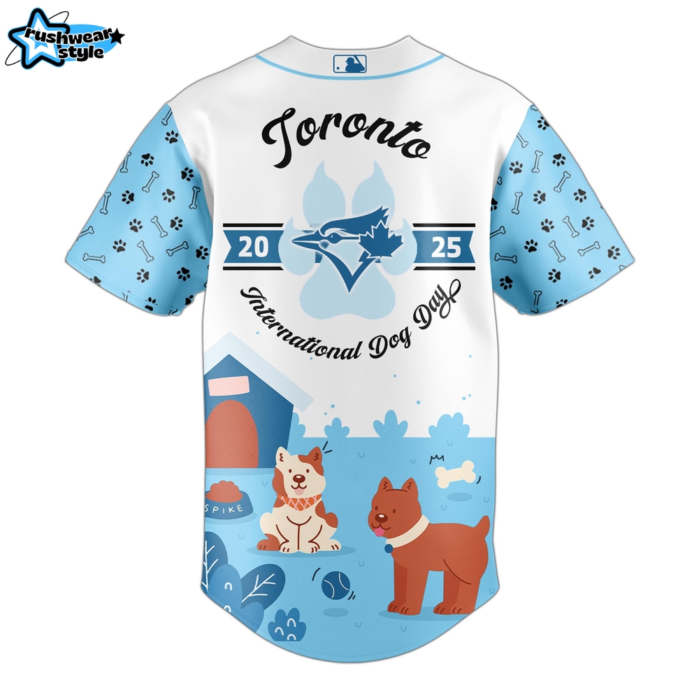 Blue Jays x International Dog Day Baseball Jersey Blue Jays x International Dog Day Baseball Jersey