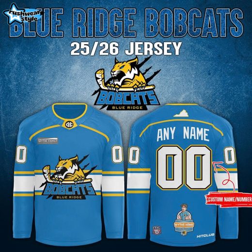 Blue Ridge Bobcats Pro Hockey Jerseys Season 25/26 Blue