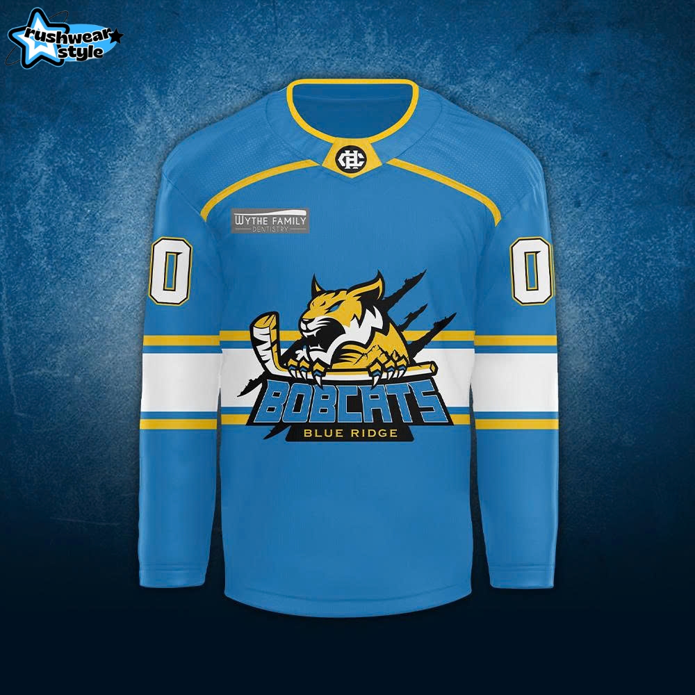 Blue Ridge Bobcats Pro Hockey Jerseys Season 25/26 Blue Blue Ridge Bobcats Pro Hockey Jerseys Season 25/26 Blue