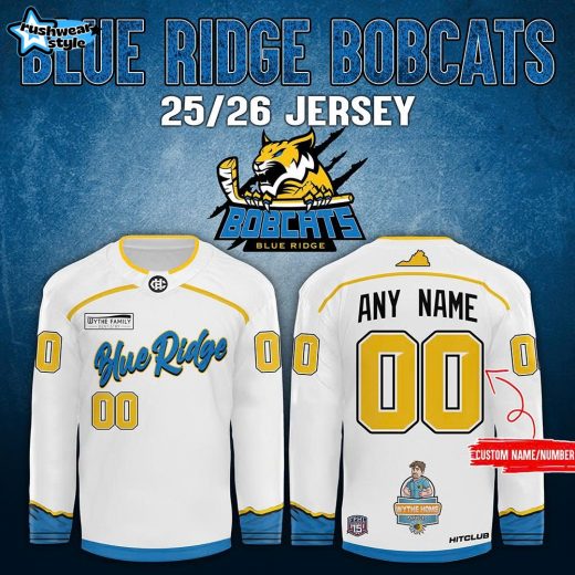 Blue Ridge Bobcats Pro Hockey Jerseys Season 25/26 White
