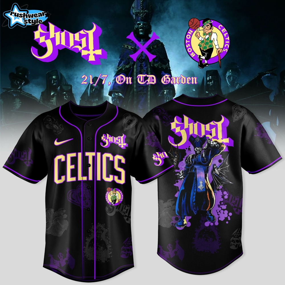 Boston Celtics x Dropkick Murphys Special Edition Baseball Jersey Boston Celtics x Dropkick Murphys Special Edition Baseball Jersey