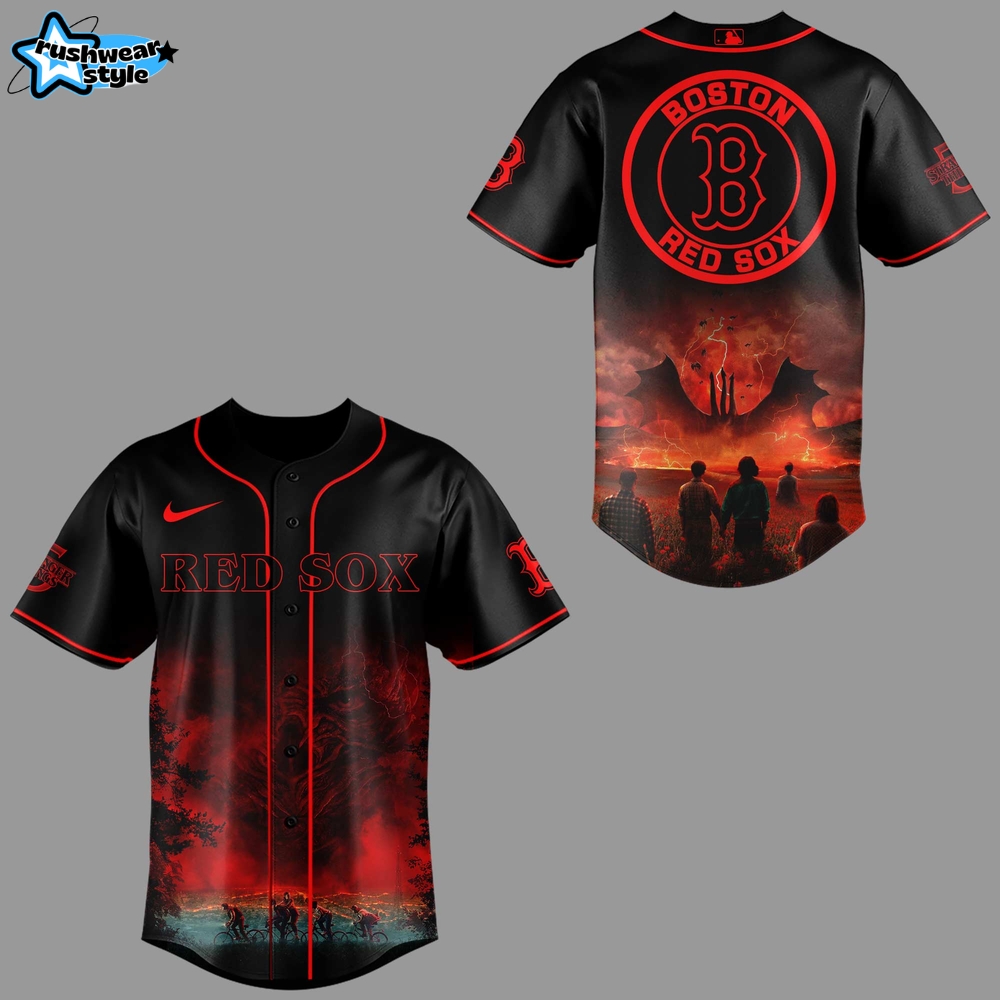 Boston Red Sox x Stranger Things 5 Special Edition Jersey Boston Red Sox x Stranger Things 5 Special Edition Jersey