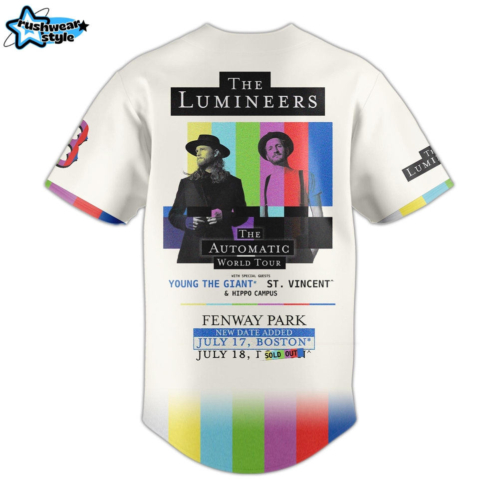 Boston Red Sox x The Lumineers Limited Edition 2025 Baseball Jersey Boston Red Sox x The Lumineers Limited Edition 2025 Baseball Jersey