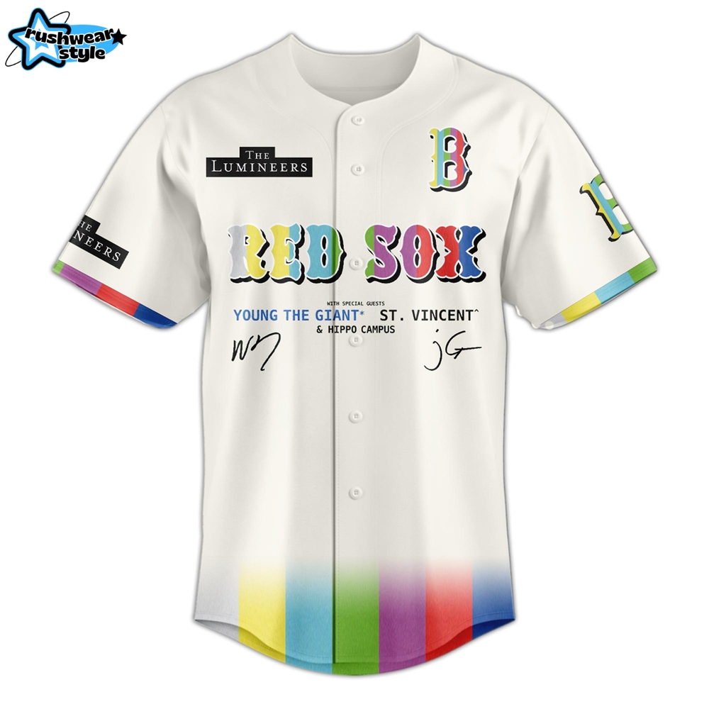Boston Red Sox x The Lumineers Limited Edition 2025 Baseball Jersey Boston Red Sox x The Lumineers Limited Edition 2025 Baseball Jersey