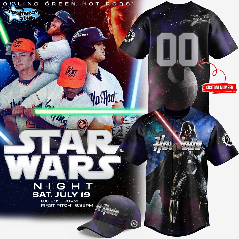 Bowling Green Hot Rods x Star Wars Night 2025 Special Jersey Bowling Green Hot Rods x Star Wars Night 2025 Special Jersey