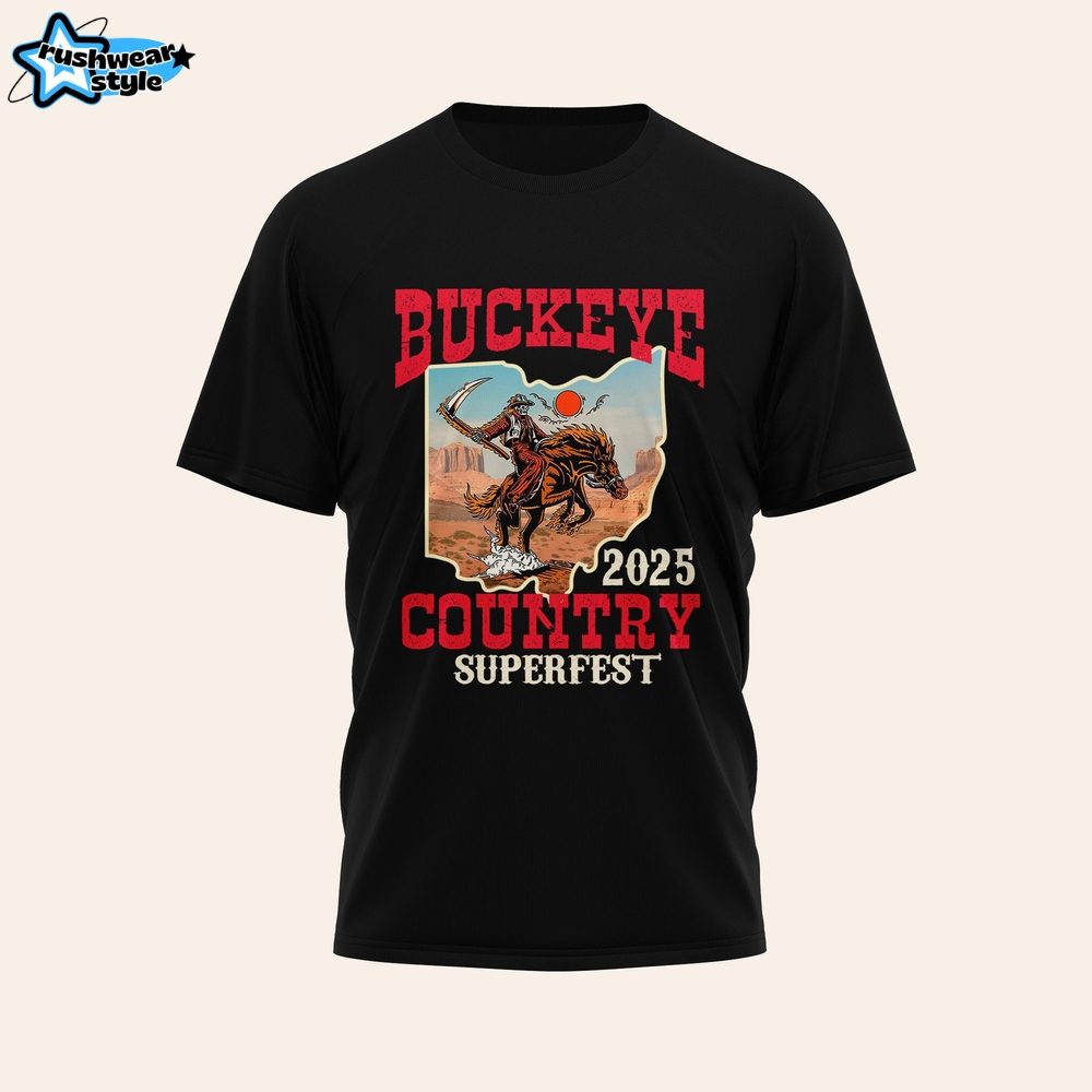 Buckeye Country Superfest 2025 T-shirt Buckeye Country Superfest 2025 T-shirt