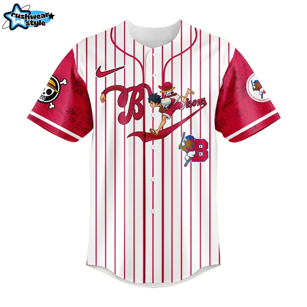 Buffalo Bisons x Gear 5 Luffy Baseball Jersey Buffalo Bisons x Gear 5 Luffy Baseball Jersey